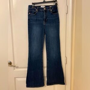 Frame Le Easy Flare Jeans Dark Denim Size 29